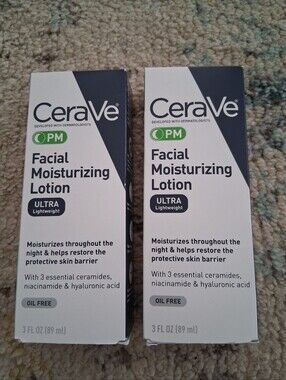 CeraVe PM Moisturizer x2  6oz